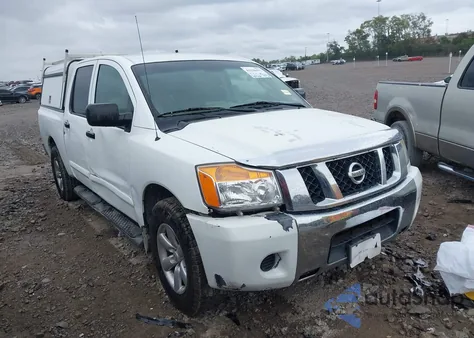 2014 Nissan Titan Sv z USA, uszkodzony, nr VIN 1N6BA0EK2EN502760